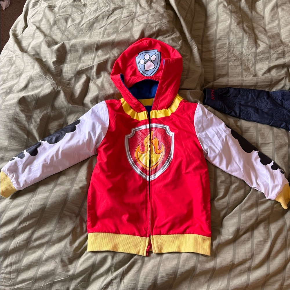 Red Hooded Jacket with Paw Patrol Logo